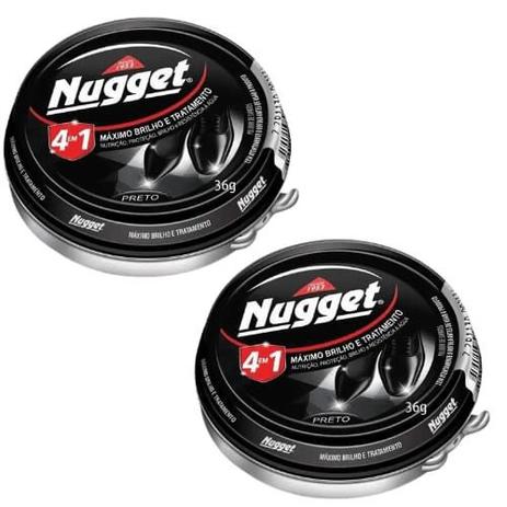 Graxa (2u) Restaura Sapatos Pasta Nugget Preto 36g Brilho - Graxa / Cera de  Sapato - Magazine Luiza