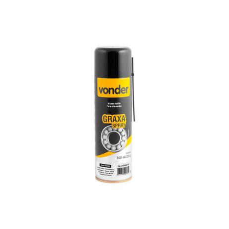 Graxa base lítio spray 200g marrom Vonder Menor preço em Graxa base lítio spray 200g marrom Vonder