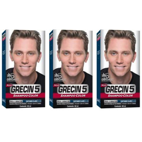 Grecin 5 Shampoo Tonalizante Castanho Claro 60ml (Kit C/03) é boa?