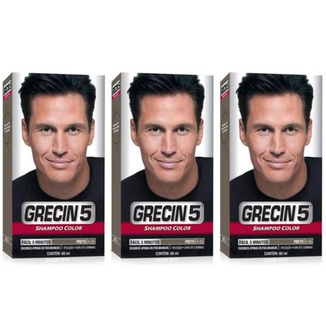 Grecin 5 Shampoo Tonalizante Preto 60ml (Kit C/03) é boa?