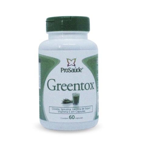 Greentox 60 caps de 400mg Prosaúde Menor preço em Greentox 60 caps de 400mg Prosaúde