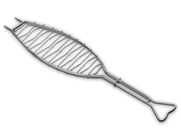 Grelha de aço inox para peixe - Pampa - Tramontina Menor preço em Grelha de aço inox para peixe - Pampa - Tramontina