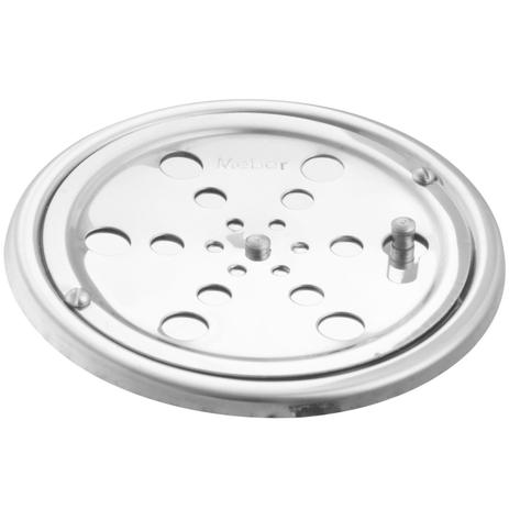 Grelha Fecho Caixilho Meber Inox Redondo 1315 C 15 cm Cromado - Meber metais Menor preço em Grelha Fecho Caixilho Meber Inox Redondo 1315 C 15 cm Cromado - Meber metais