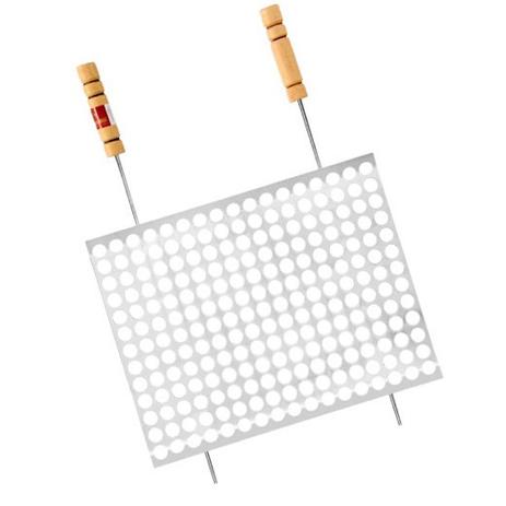 Grelha gaúcho tela moeda para churrasco 50cm x 50cm Grilazer Menor preço em Grelha gaúcho tela moeda para churrasco 50cm x 50cm Grilazer