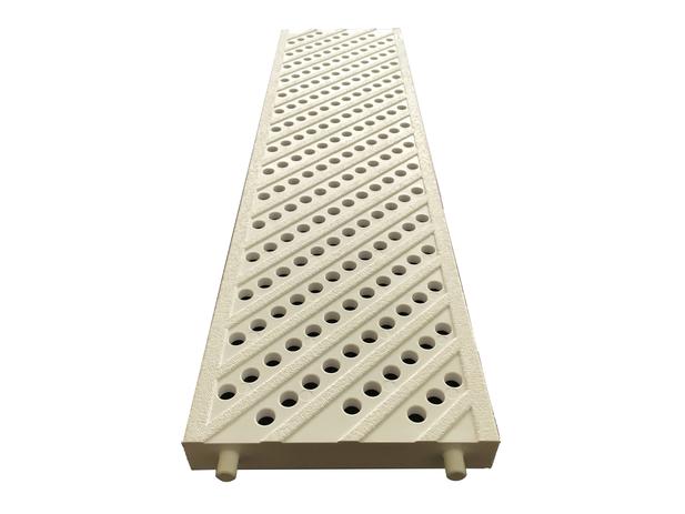 Grelha para calha de Piso e Ralo Piscina 50cm x 13cm Areia - FirstPlast Menor preço em Grelha para calha de Piso e Ralo Piscina 50cm x 13cm Areia - FirstPlast