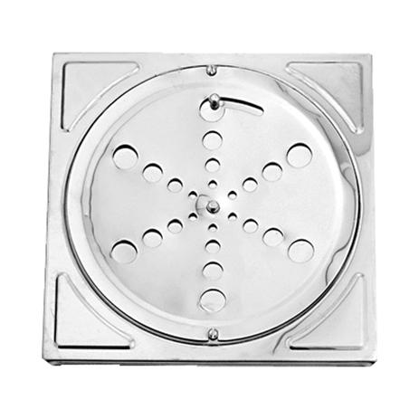 Grelha Quadrada 10X10Cm Aço Inox 430 C/ Caixilho Higiban Menor preço em Grelha Quadrada 10X10Cm Aço Inox 430 C/ Caixilho Higiban
