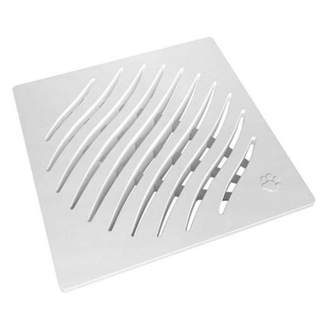 Grelha Quadrada Branca 100mm - Tigre Menor preço em Grelha Quadrada Branca 100mm - Tigre