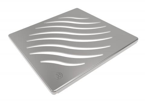 Grelha Quadrada De Aço Inox 100mm - Tigre Menor preço em Grelha Quadrada De Aço Inox 100mm - Tigre