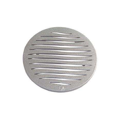 Grelha redonda 100mm prata inox Tigre Menor preço em Grelha redonda 100mm prata inox Tigre