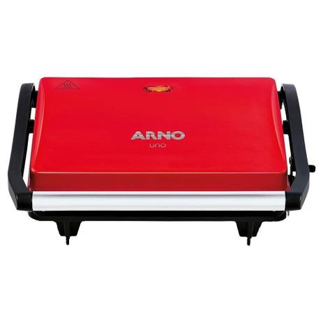 Grill Arno Compact Uno 760W Vermelho Menor preço em Grill Arno Compact Uno 760W Vermelho