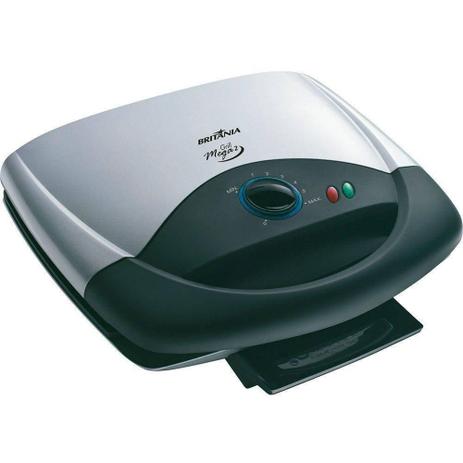 Grill Britânia Mega 2, Elimina a gordura dos alimentos, 7 ajustes - 220V Menor preço em Grill Britânia Mega 2, Elimina a gordura dos alimentos, 7 ajustes - 220V