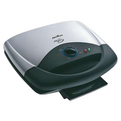 Grill Britânia Mega 2 Preto Tamanho Família Menor preço em Grill Britânia Mega 2 Preto Tamanho Família