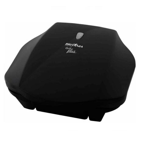 Menor preço em Grill Britânia Plus, Placas antiaderentes inclinadas, Preto - 220V
