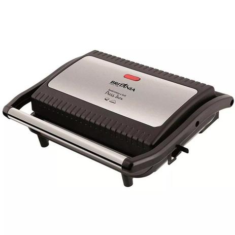 Grill e Sanduicheira Britânia Press Inox 850W 064002073 - Britania portateis importados Menor preço em Grill e Sanduicheira Britânia Press Inox 850W 064002073 - Britania portateis importados