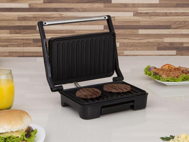 Menor preço em Grill Mallory Asteria Compact Retangular 900W - Coletor de Gordura