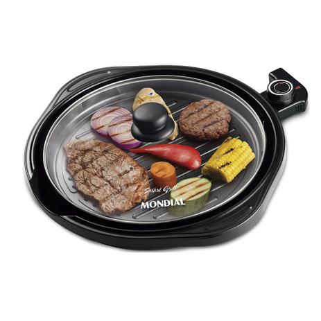 Grill Mondial Redondo Smart G-04 1200W 220V Menor preço em Grill Mondial Redondo Smart G-04 1200W 220V