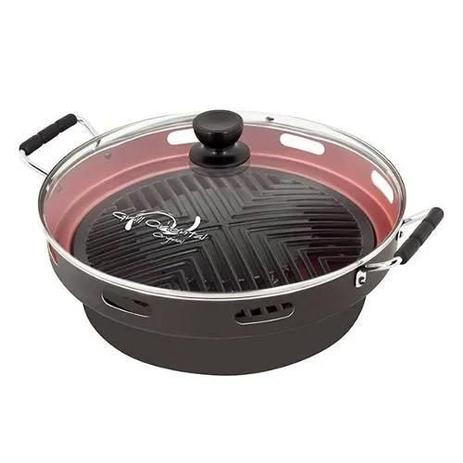 Grill Oriental Original Churrasqueira para fogão a Gas - Guassu Menor preço em Grill Oriental Original Churrasqueira para fogão a Gas - Guassu