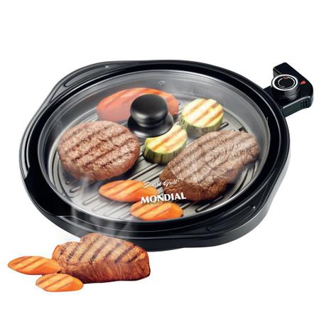 Grill Redondo 1200W Smart G-04 Mondial 127V Menor preço em Grill Redondo 1200W Smart G-04 Mondial 127V