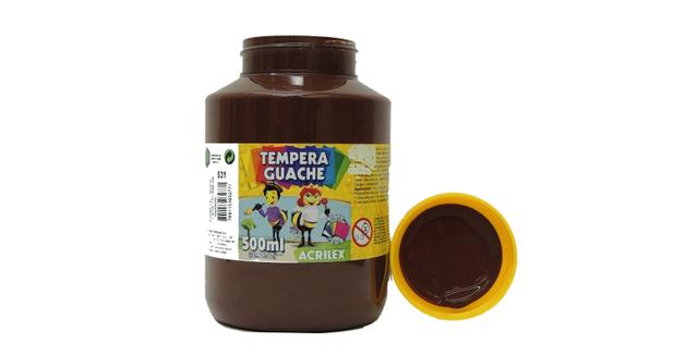 Menor preço em Guache Acrilex   500 ml  Marrom 02050.531