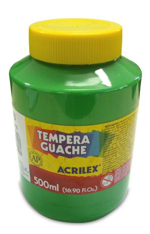 Guache Acrilex 500 ml Verde Folha 2050510 Menor preço em Guache Acrilex 500 ml Verde Folha 2050510