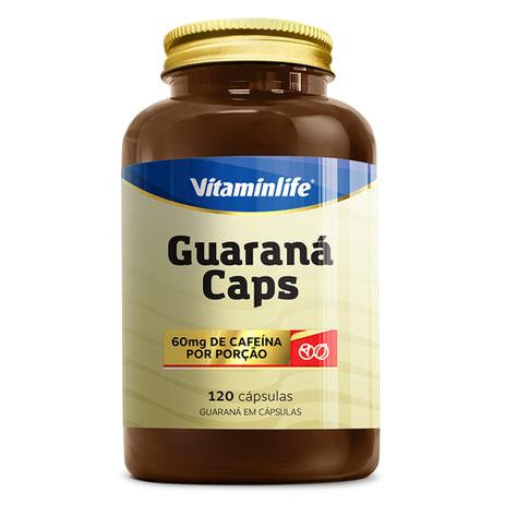 Guaraná Caps 120 Cápsulas - Vitaminlife Menor preço em Guaraná Caps 120 Cápsulas - Vitaminlife