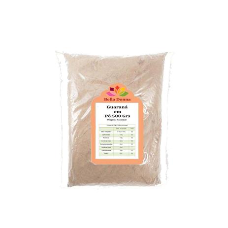 Guarana Em Pó 100 Puro 500 Grs Com Laudo - Bella donna Menor preço em Guarana Em Pó 100 Puro 500 Grs Com Laudo - Bella donna