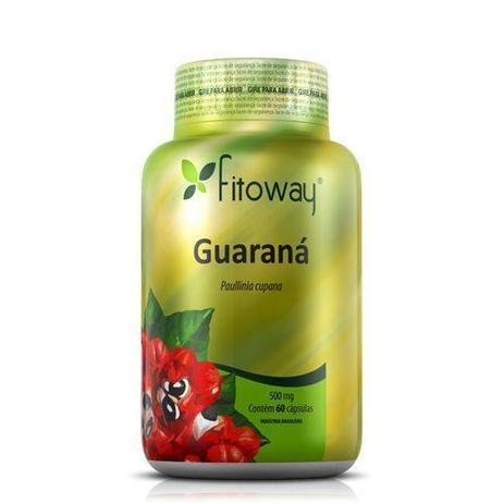 Guarana Fitoway 500Mg - 60 Cápsulas - Fitoway Menor preço em Guarana Fitoway 500Mg - 60 Cápsulas - Fitoway