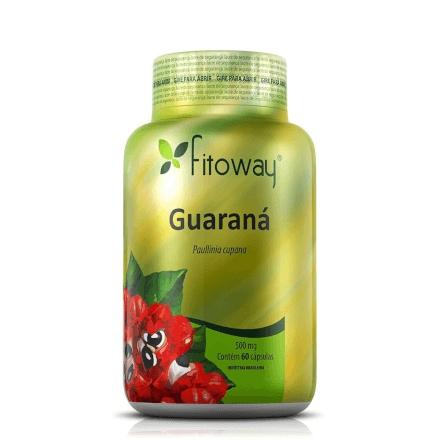 Guaraná Fitoway 500mg - 60 Cápsulas Menor preço em Guaraná Fitoway 500mg - 60 Cápsulas