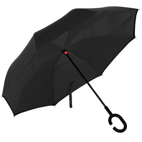 Guarda Chuva Invertido Preto Automático Guarda Chuva Fazzoletti Menor preço em Guarda Chuva Invertido Preto Automático Guarda Chuva Fazzoletti