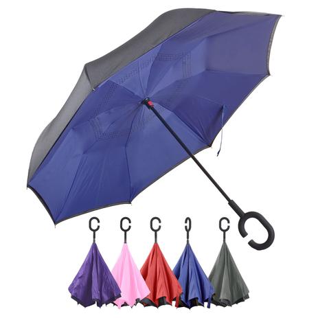 Guarda-Chuva Sombrinha Invertido Azul Dupla Face - Panosul Menor preço em Guarda-Chuva Sombrinha Invertido Azul Dupla Face - Panosul