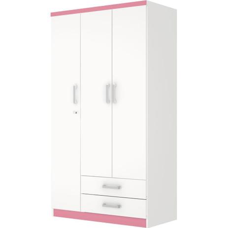 Guarda roupa 3 Portas Açaí - Henn Menor preço em Guarda roupa 3 Portas Açaí - Henn