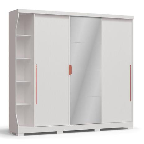 Guarda-Roupa 3 Portas de Correr 6 Gavetas F542 Kappesberg Menor preço em Guarda-Roupa 3 Portas de Correr 6 Gavetas F542 Kappesberg