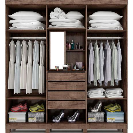 Menor preço em Guarda-Roupa 6 Portas Uni Premium Panan