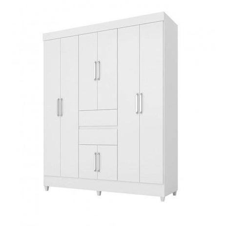 Guarda roupa 8 portas Munique - Demóbile  Branco - Demobile é boa?