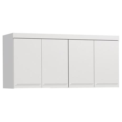 Guarda Roupa Aereo 04 Portas Modulado Smart Em MDF A540 Branco Kappesberg Menor preço em Guarda Roupa Aereo 04 Portas Modulado Smart Em MDF A540 Branco Kappesberg