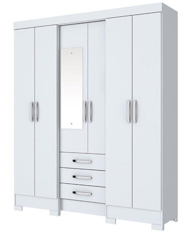 Guarda Roupa B23-10 Briz 6 portas 3 Gavetas Menor preço em Guarda Roupa B23-10 Briz 6 portas 3 Gavetas