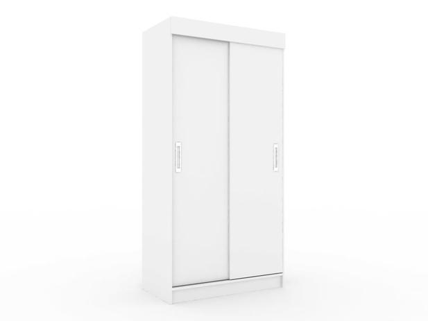 Guarda Roupa Berlim 2 Portas de Correr Branco - Evidencia Menor preço em Guarda Roupa Berlim 2 Portas de Correr Branco - Evidencia