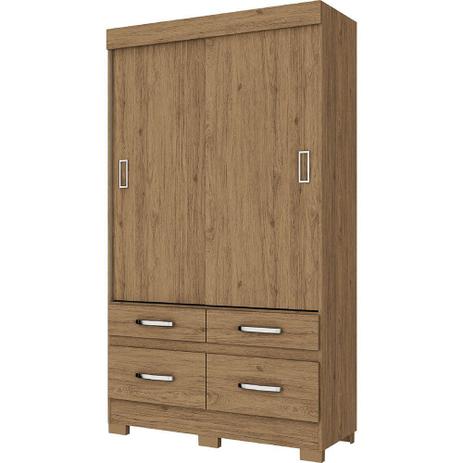 Guarda-Roupa Briz 2 Portas de Correr 4 Gavetas B25 Henn Menor preço em Guarda-Roupa Briz 2 Portas de Correr 4 Gavetas B25 Henn