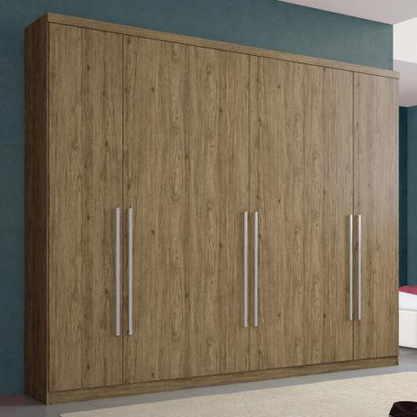 Guarda-roupa Casal 6 Portas Amaro D177-94 Marrom - Henn Menor preço em Guarda-roupa Casal 6 Portas Amaro D177-94 Marrom - Henn