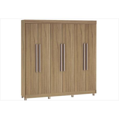 Guarda Roupa Casal 6 Portas Elegance - Pau Brasil Relevo - Vila rica Menor preço em Guarda Roupa Casal 6 Portas Elegance - Pau Brasil Relevo - Vila rica