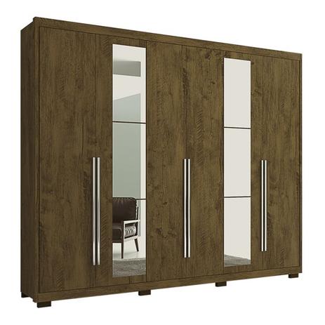 Guarda Roupa Casal Com 6 Portas Barcelona Moval Menor preço em Guarda Roupa Casal Com 6 Portas Barcelona Moval