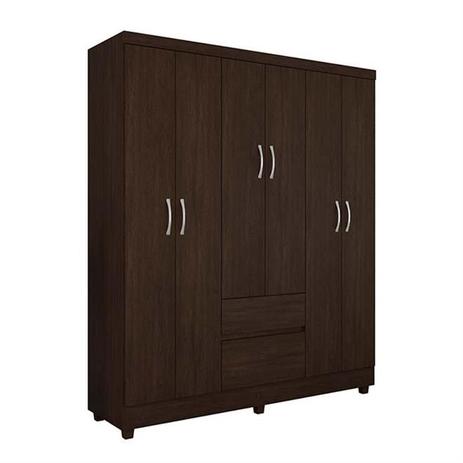 Guarda Roupa Casal Demóbile Flash II 6 Portas 2 Gavetas Ébano Touch é boa?