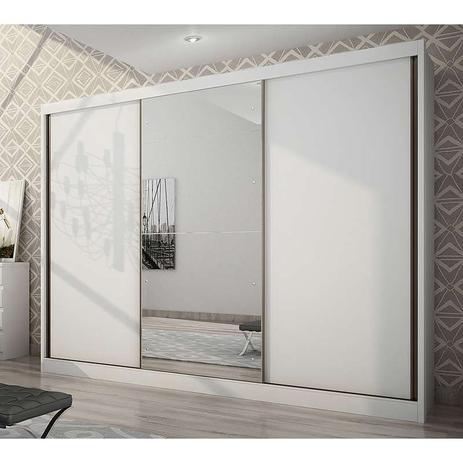 Menor preço em Guarda-Roupa Casal Espelhado Natus Gold - Novo Horizonte.