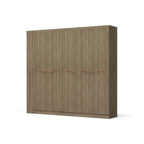 Guarda Roupa Casal F546 06 Portas Nogal - Kappesberg Menor preço em Guarda Roupa Casal F546 06 Portas Nogal - Kappesberg