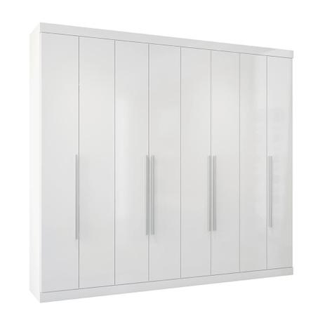 Guarda-Roupa Casal Havana VIP 8PT 4GV Branco - Santos Andirá Menor preço em Guarda-Roupa Casal Havana VIP 8PT 4GV Branco - Santos Andirá