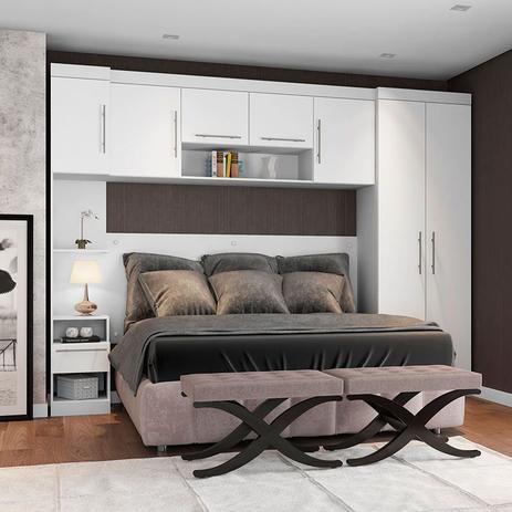Guarda Roupa Casal Modulado Star J23130 7 Portas E 1 Gaveta Poliman Branco Menor preço em Guarda Roupa Casal Modulado Star J23130 7 Portas E 1 Gaveta Poliman Branco