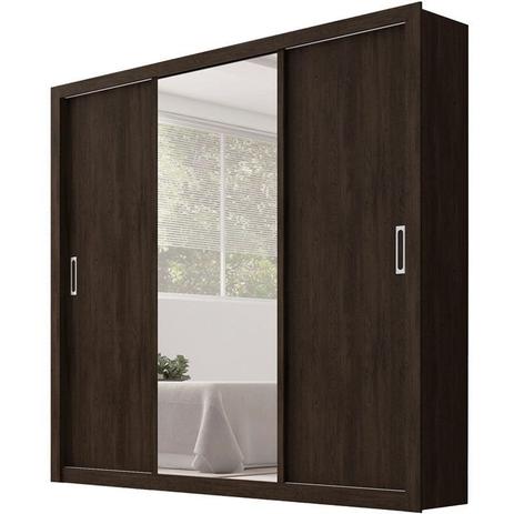 Guarda Roupa Casal Residence Ebano Touch Demobile Menor preço em Guarda Roupa Casal Residence Ebano Touch Demobile