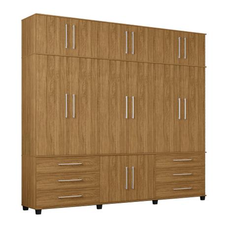 Guarda-Roupa Casal Roma 14 PT Cinamomo - Móveis bechara Menor preço em Guarda-Roupa Casal Roma 14 PT Cinamomo - Móveis bechara