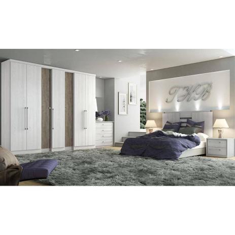 Guarda-Roupa Casal Selecto 7 Portas THB Móveis Menor preço em Guarda-Roupa Casal Selecto 7 Portas THB Móveis