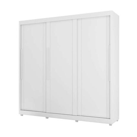 Guarda-Roupa Casal Veneto 3 PT Branco - Lanza Menor preço em Guarda-Roupa Casal Veneto 3 PT Branco - Lanza